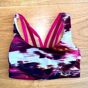 Lululemon printed sports bra